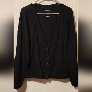 Arizona Jean Company Women's Black Cardigan Sweater